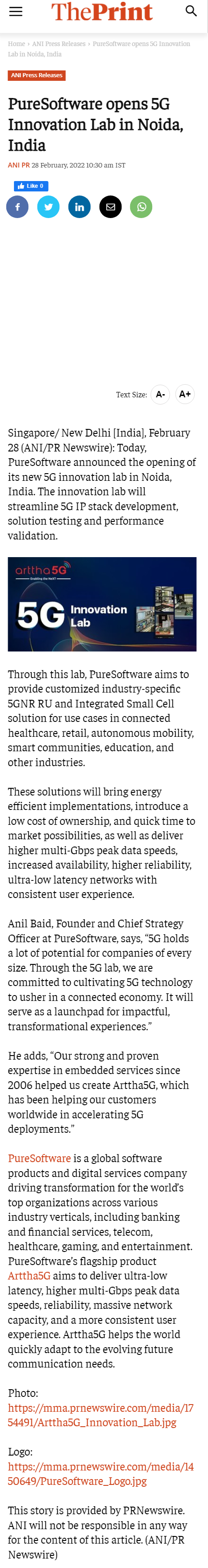 Full News Screenshot