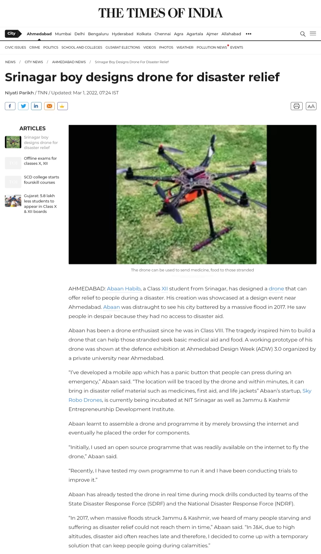 Full News Screenshot