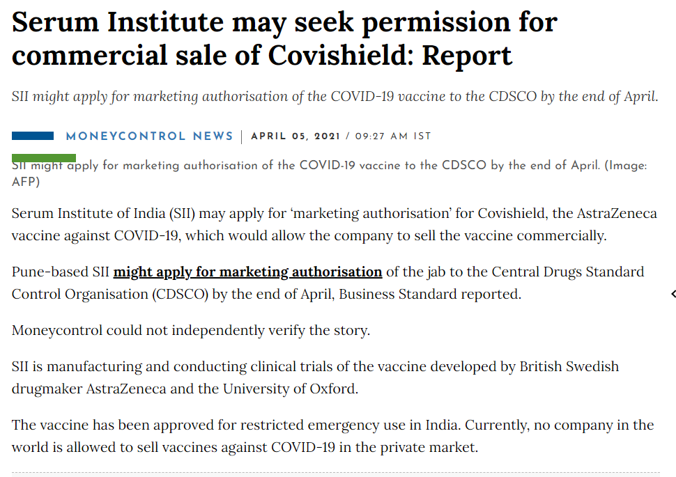 Full News Screenshot