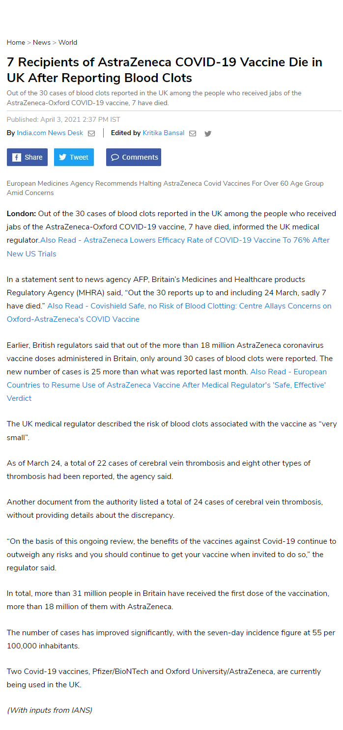 Full News Screenshot