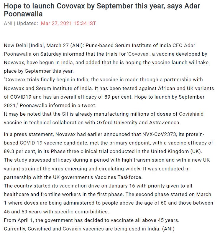 Full News Screenshot