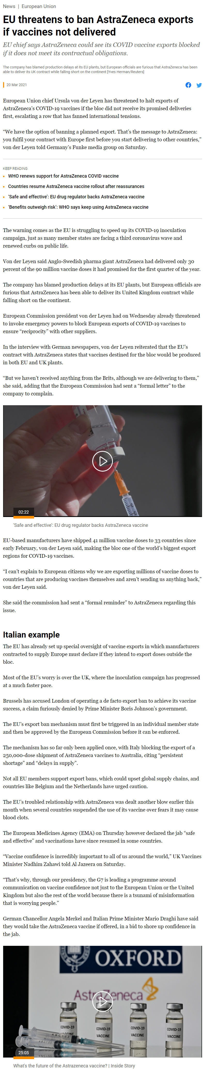 Full News Screenshot