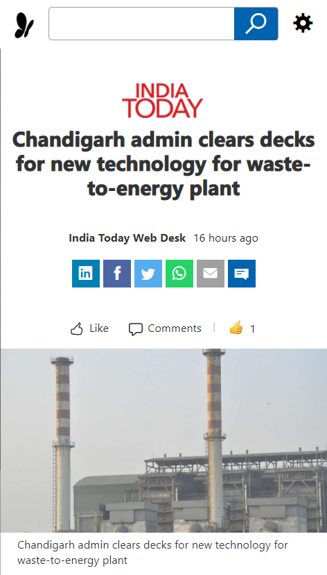 Front Page Screenshot