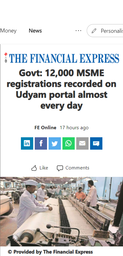 Front Page Screenshot