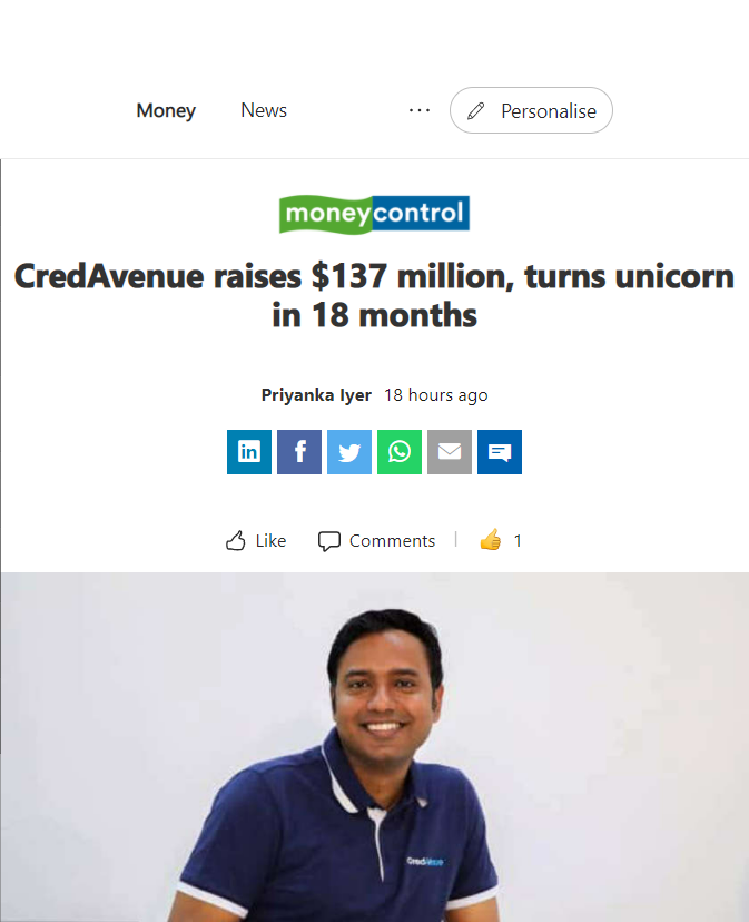 Front Page Screenshot