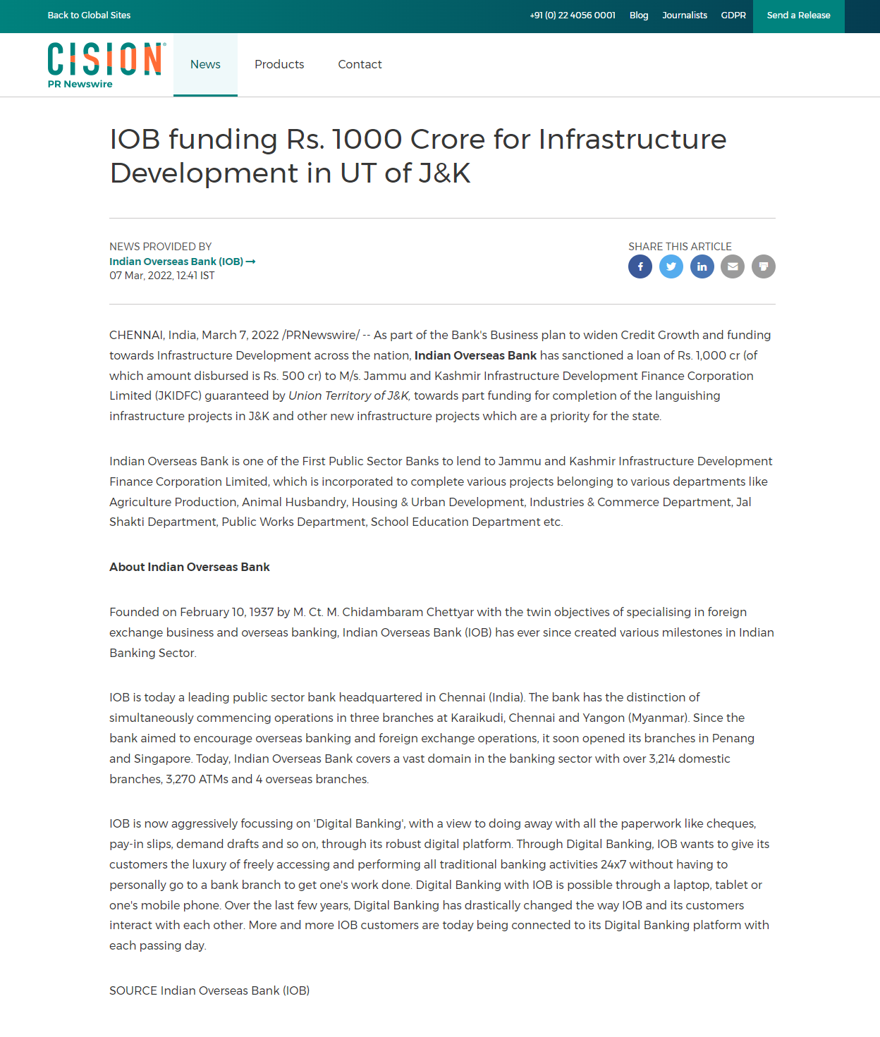 Full News Screenshot