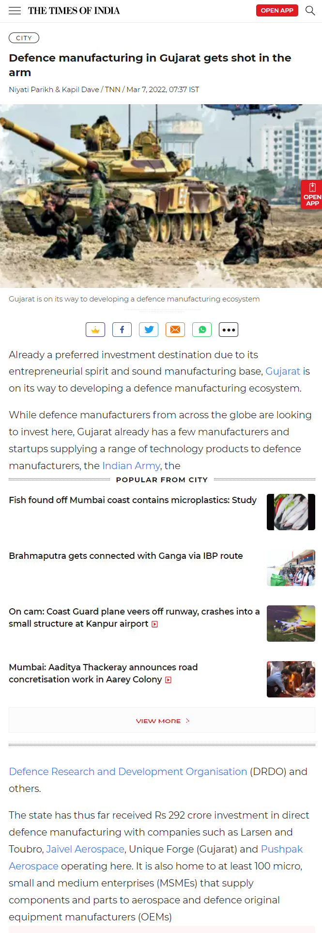 Full News Screenshot