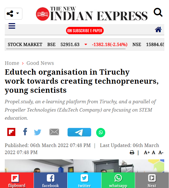 Front Page Screenshot