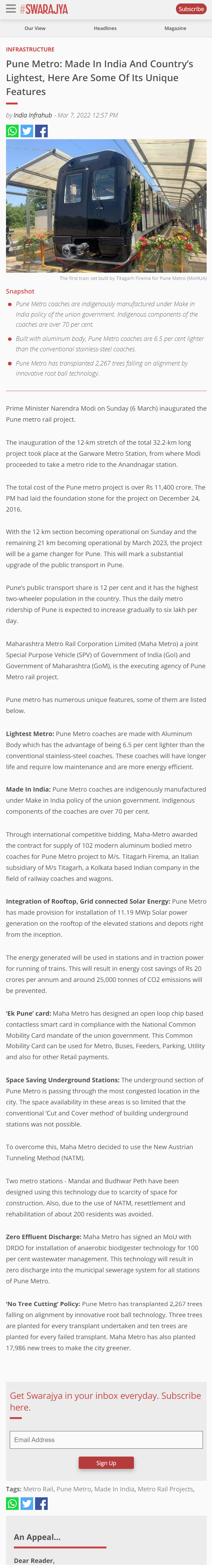 Full News Screenshot