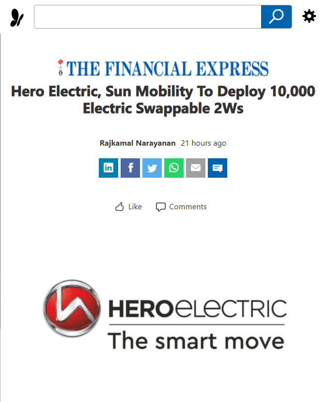 Front Page Screenshot