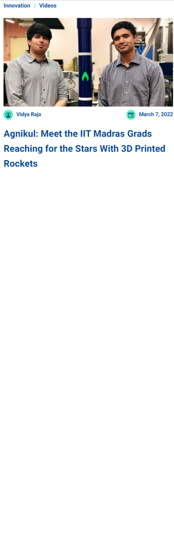 Full News Screenshot