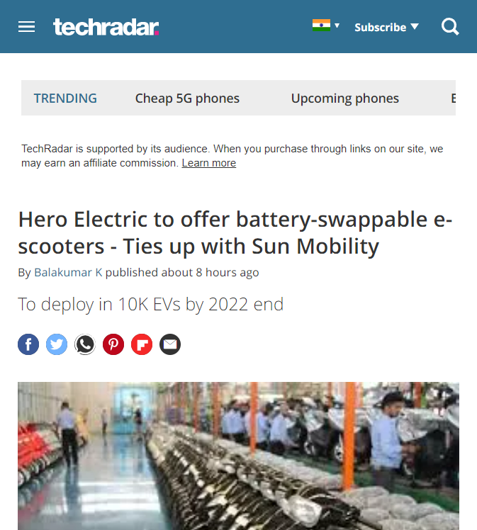 Front Page Screenshot