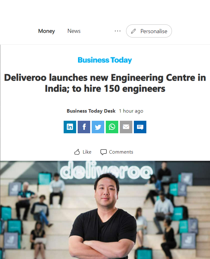 Front Page Screenshot