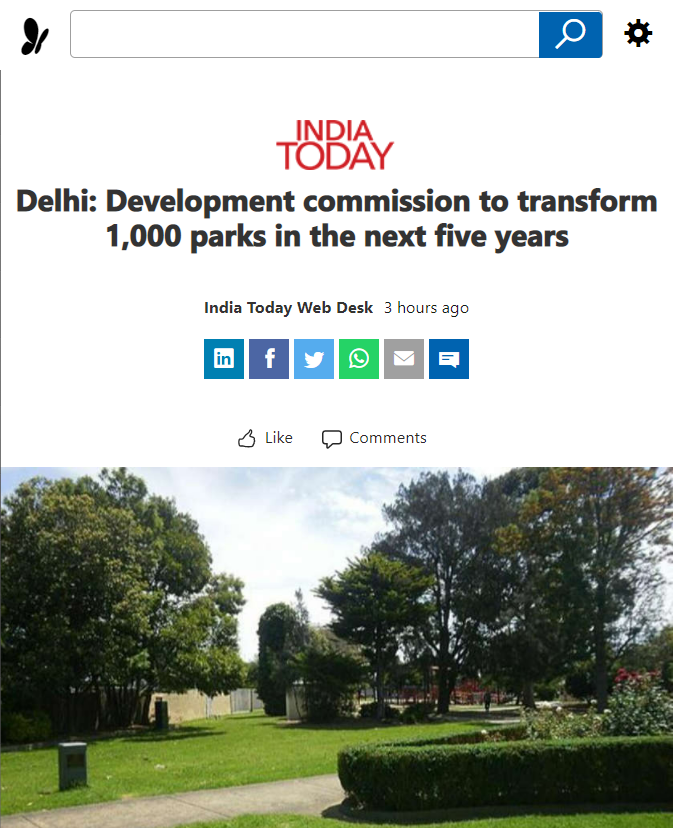 Front Page Screenshot