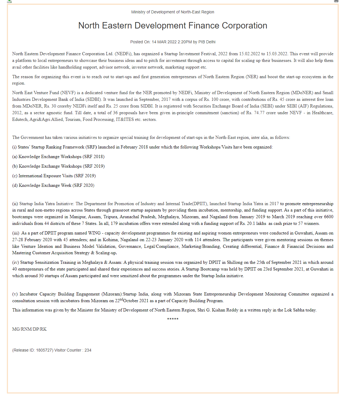 Full News Screenshot