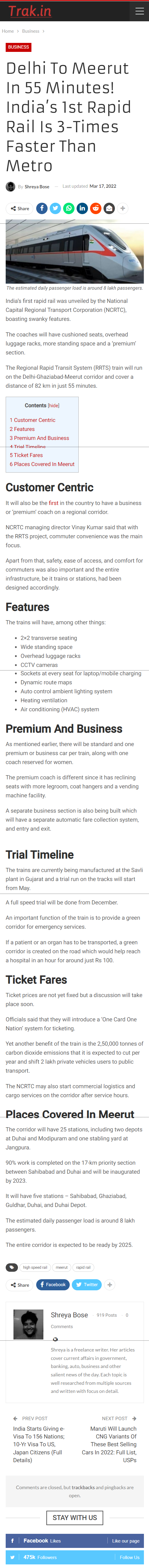 Full News Screenshot