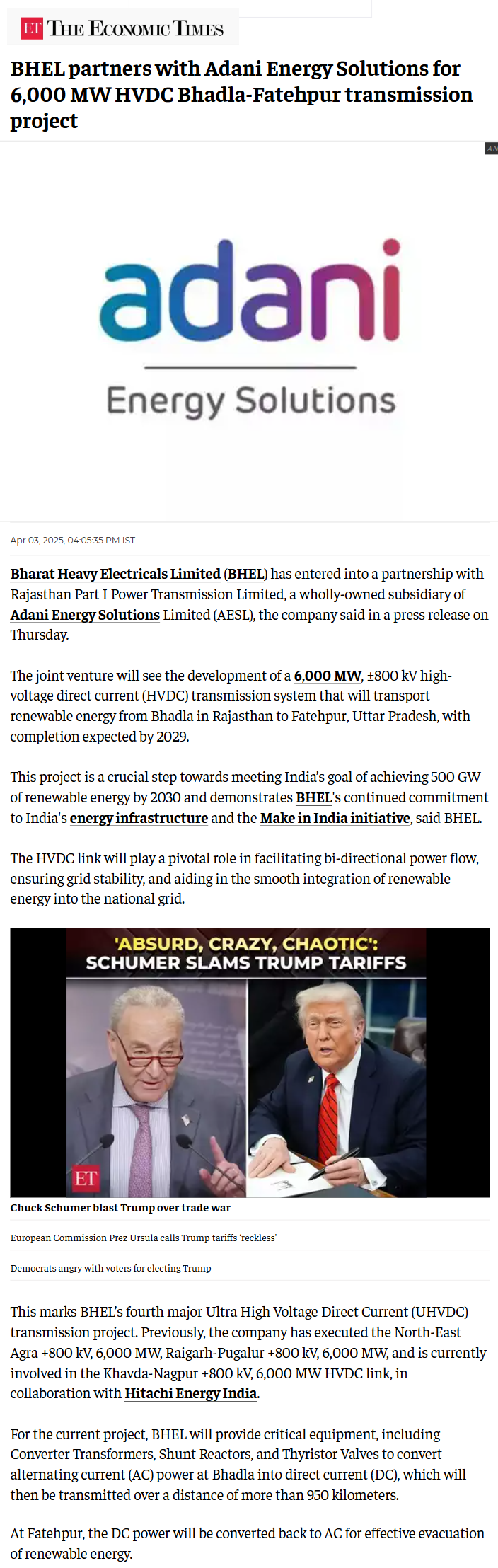 Full News Screenshot