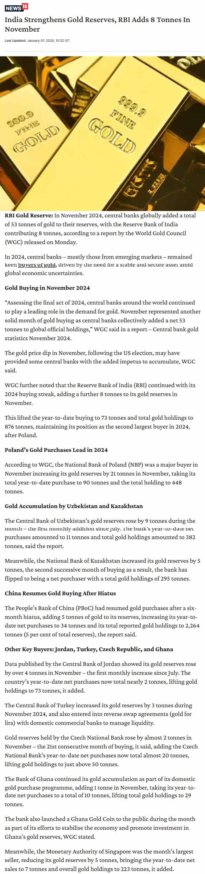 Full News Screenshot