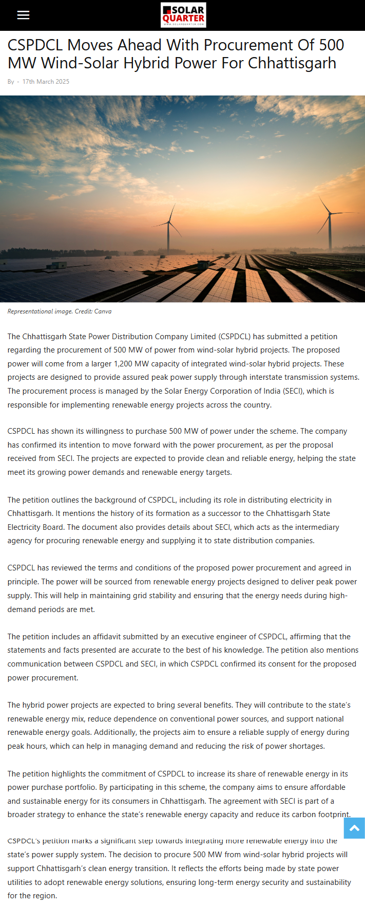 Full News Screenshot