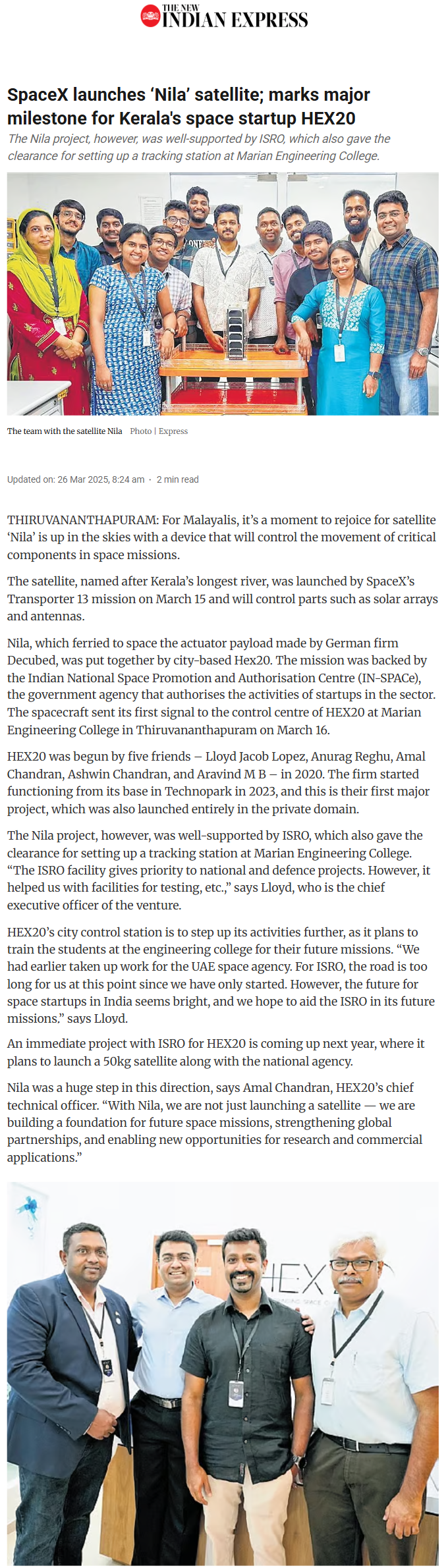 Full News Screenshot