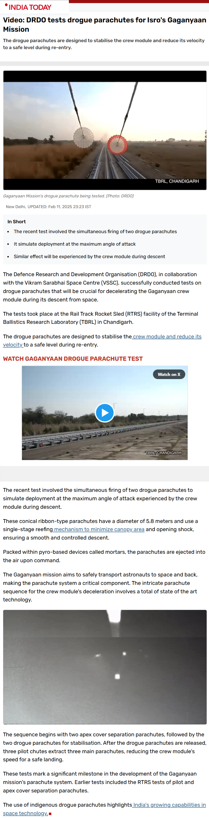 Full News Screenshot