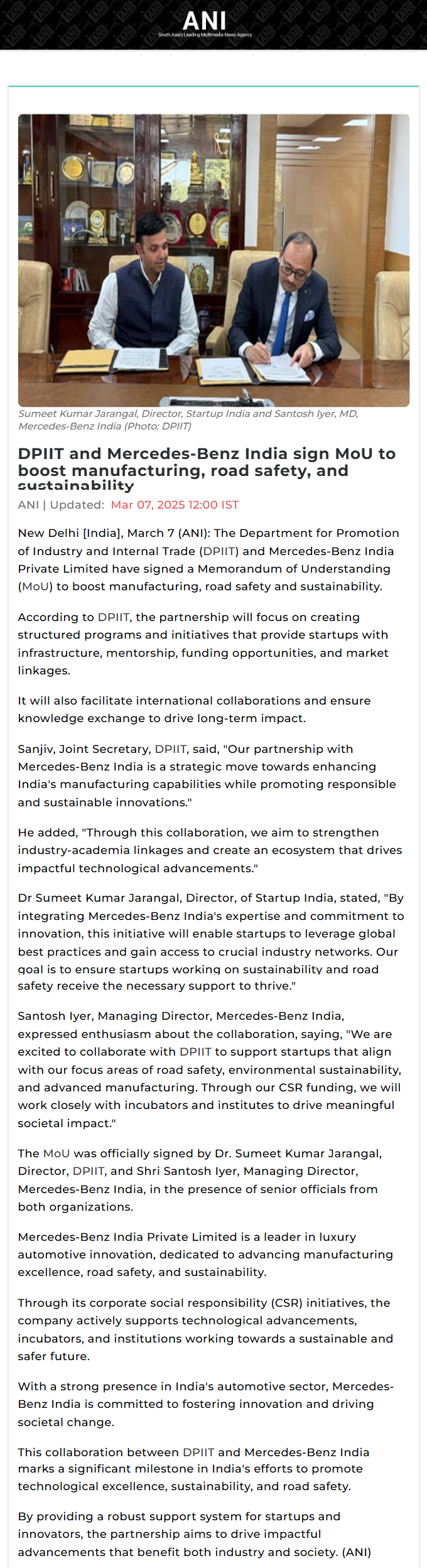 Full News Screenshot