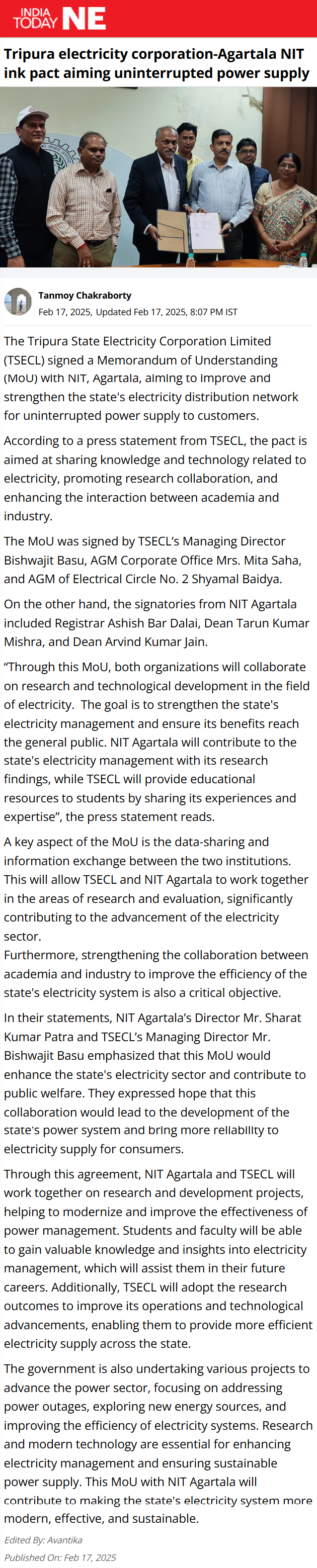 Full News Screenshot