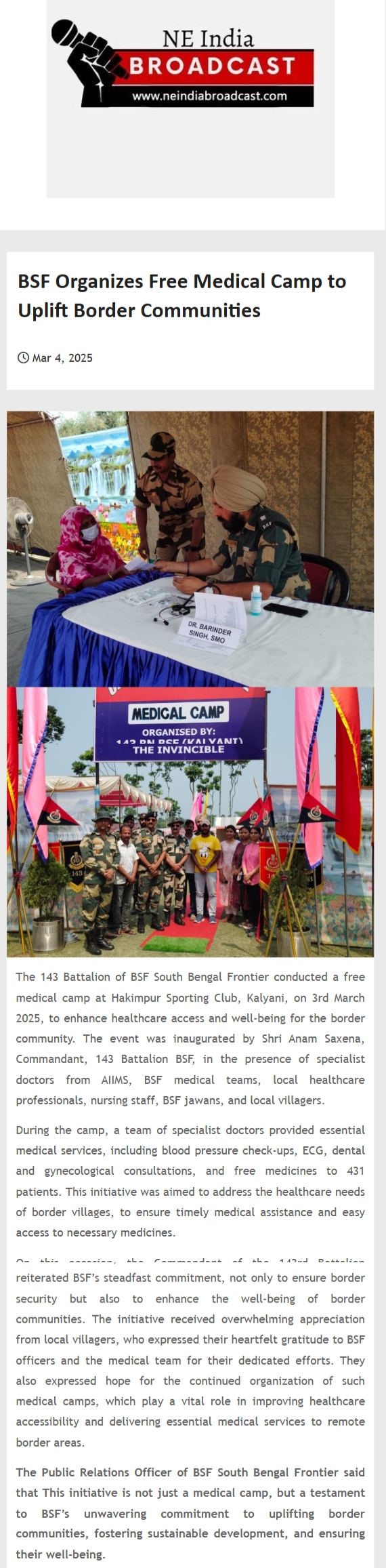 Full News Screenshot