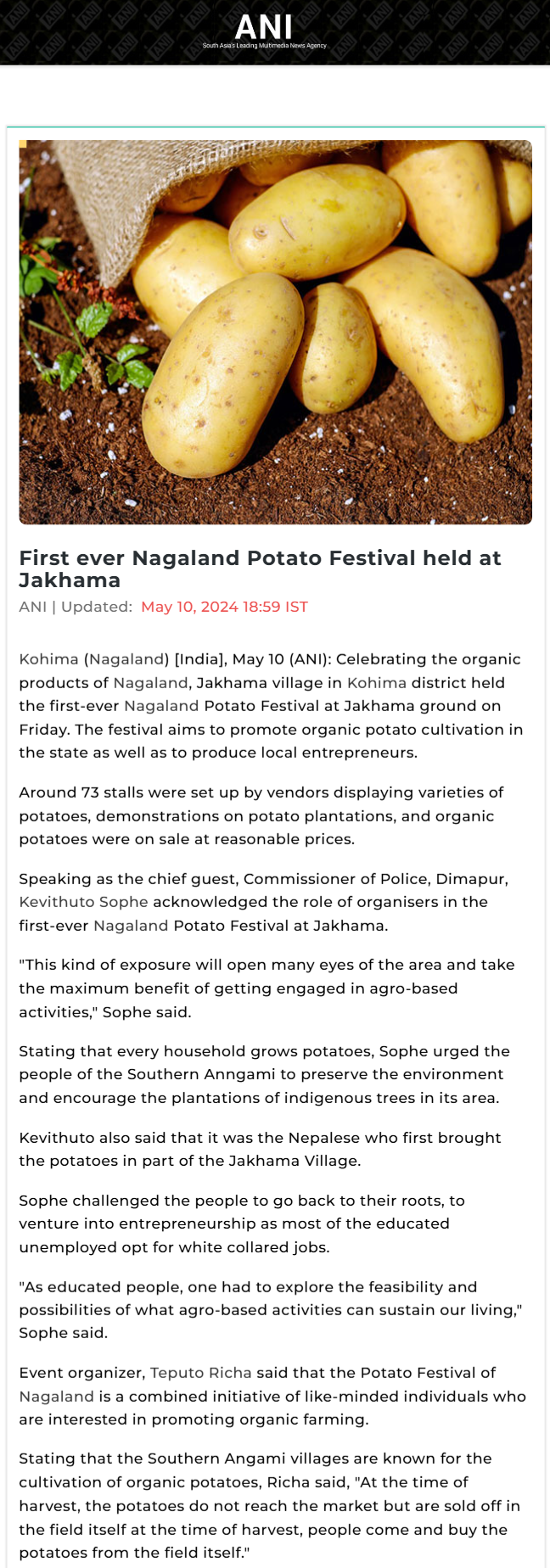 Full News Screenshot