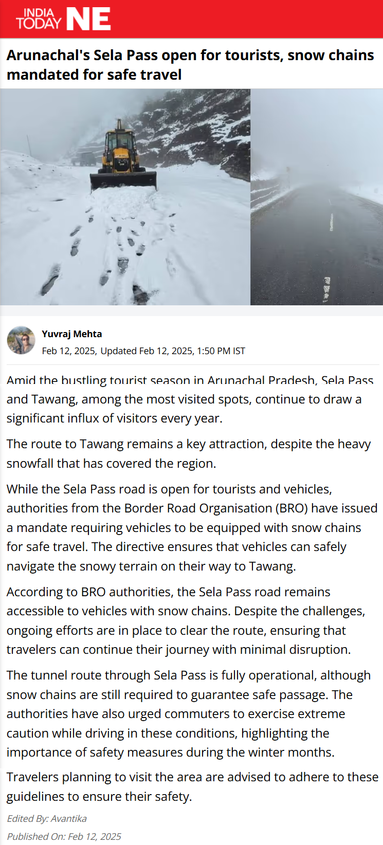 Full News Screenshot