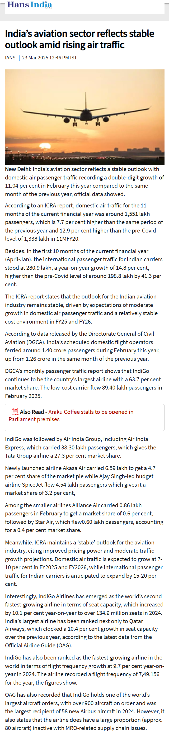 Full News Screenshot