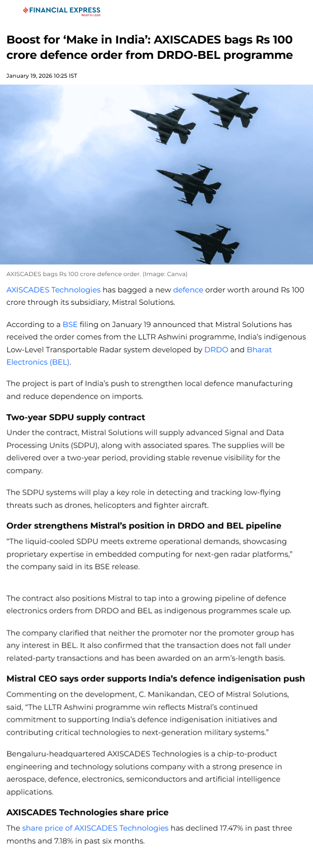 Full News Screenshot