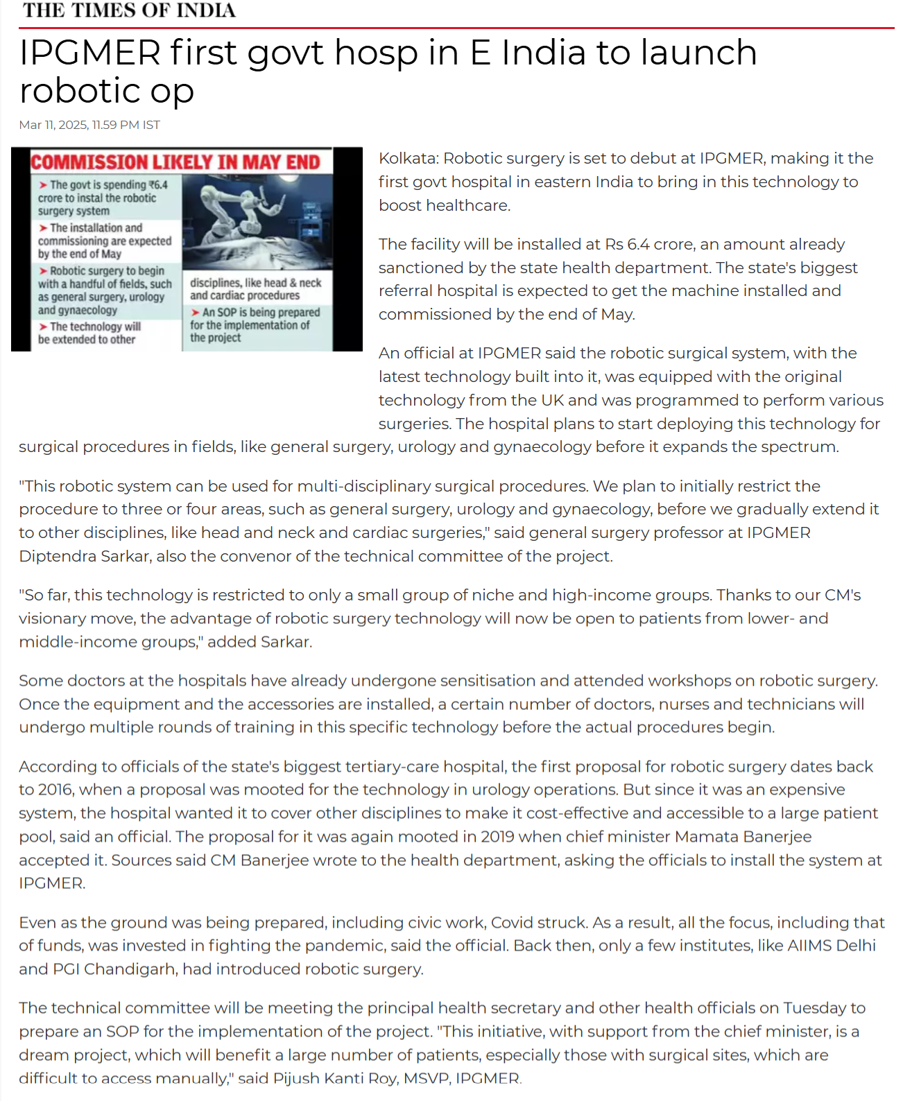 Full News Screenshot