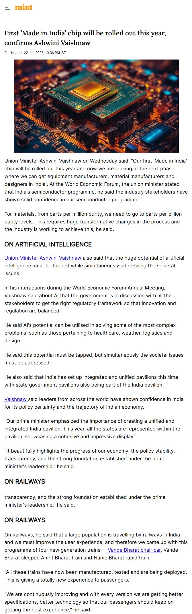 Full News Screenshot