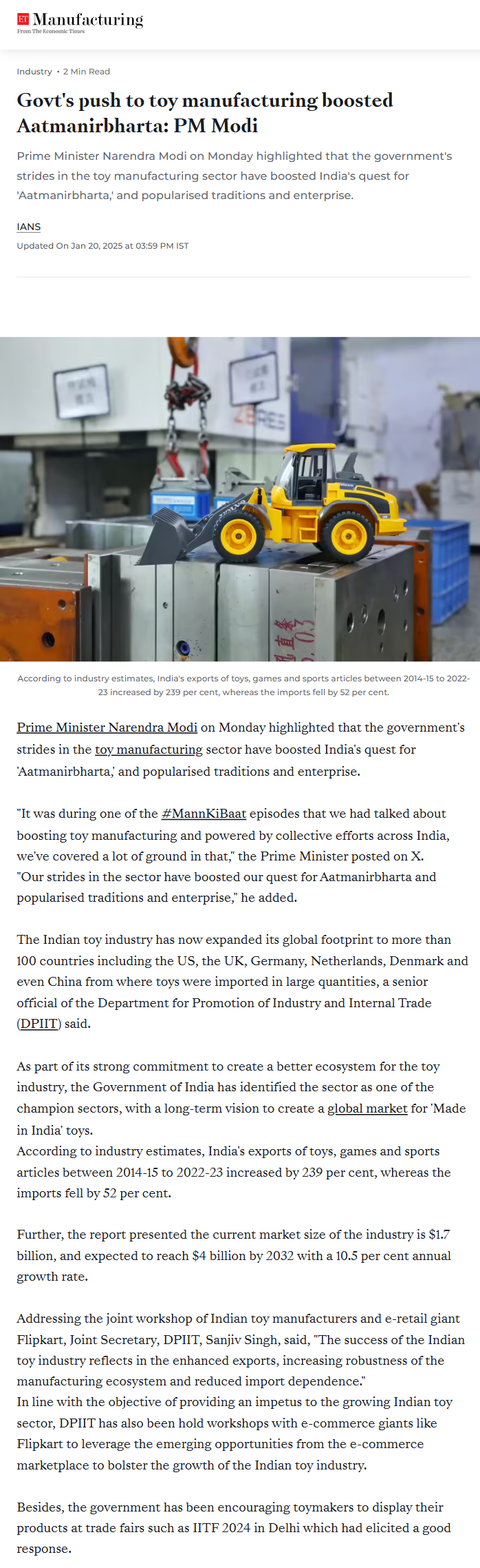 Full News Screenshot