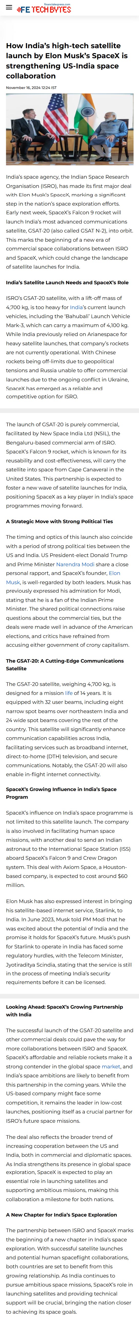 Full News Screenshot