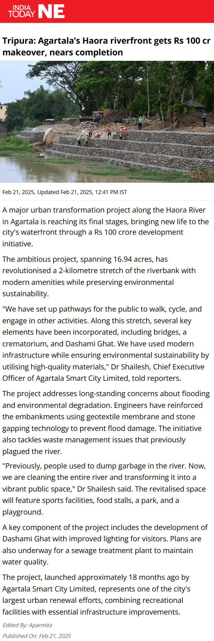 Full News Screenshot