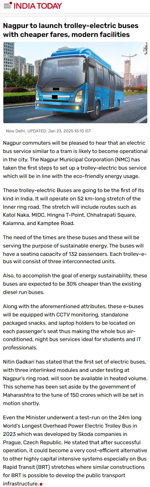 Full News Screenshot