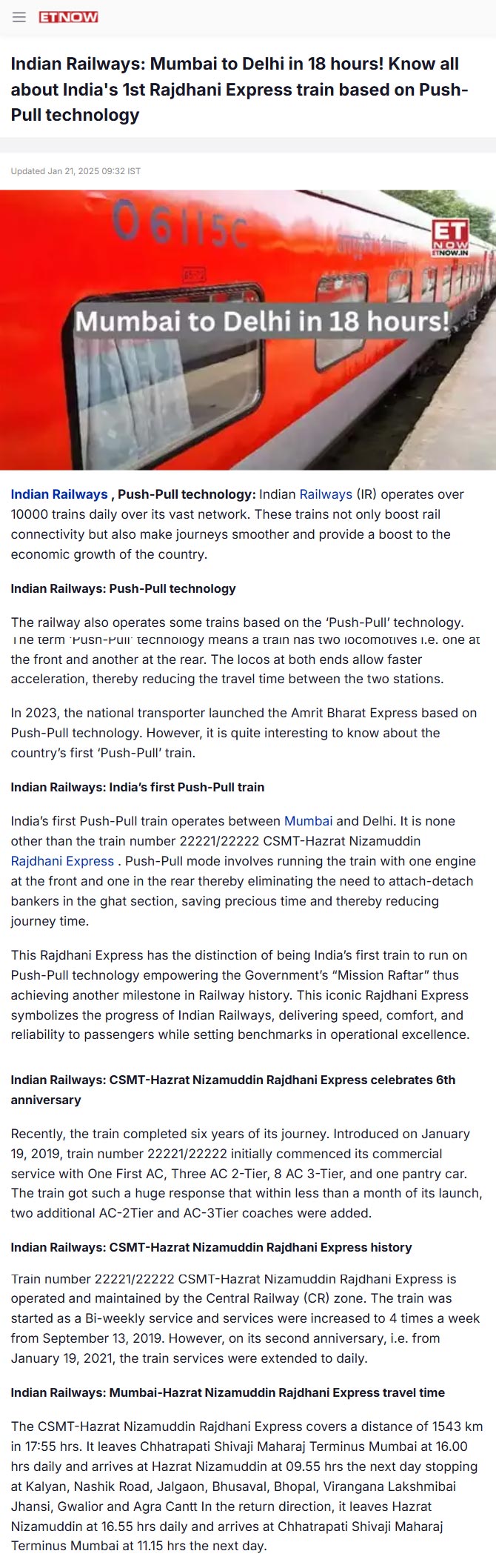 Full News Screenshot