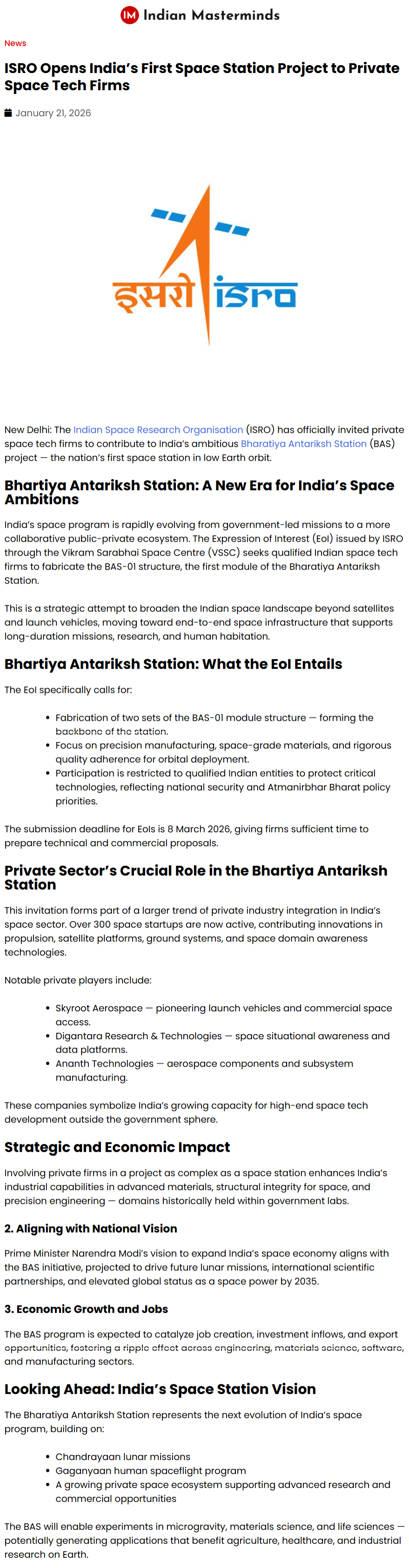 Full News Screenshot