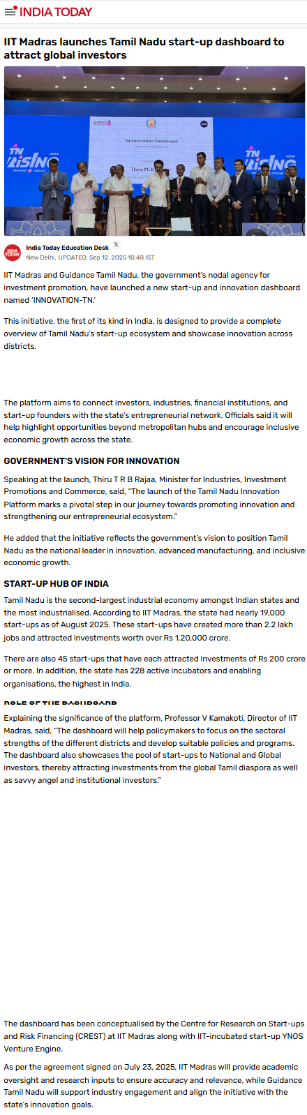 Full News Screenshot