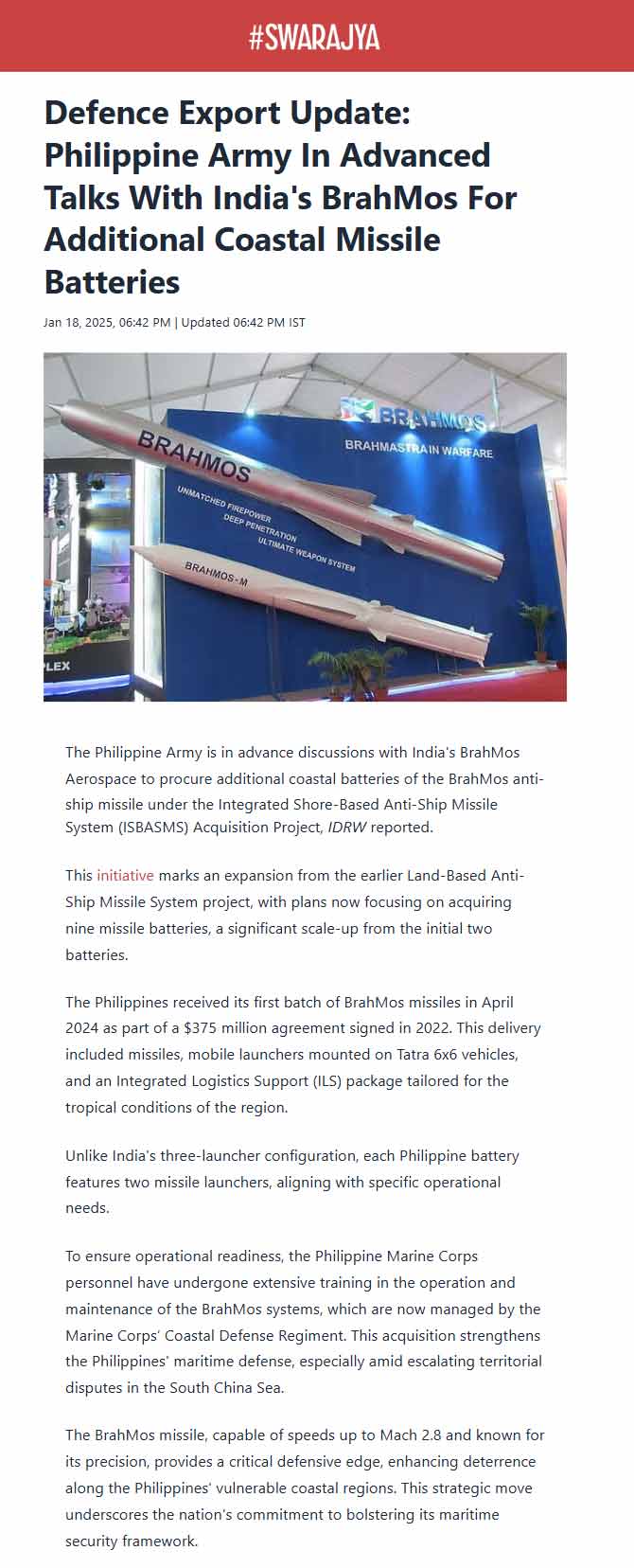 Full News Screenshot