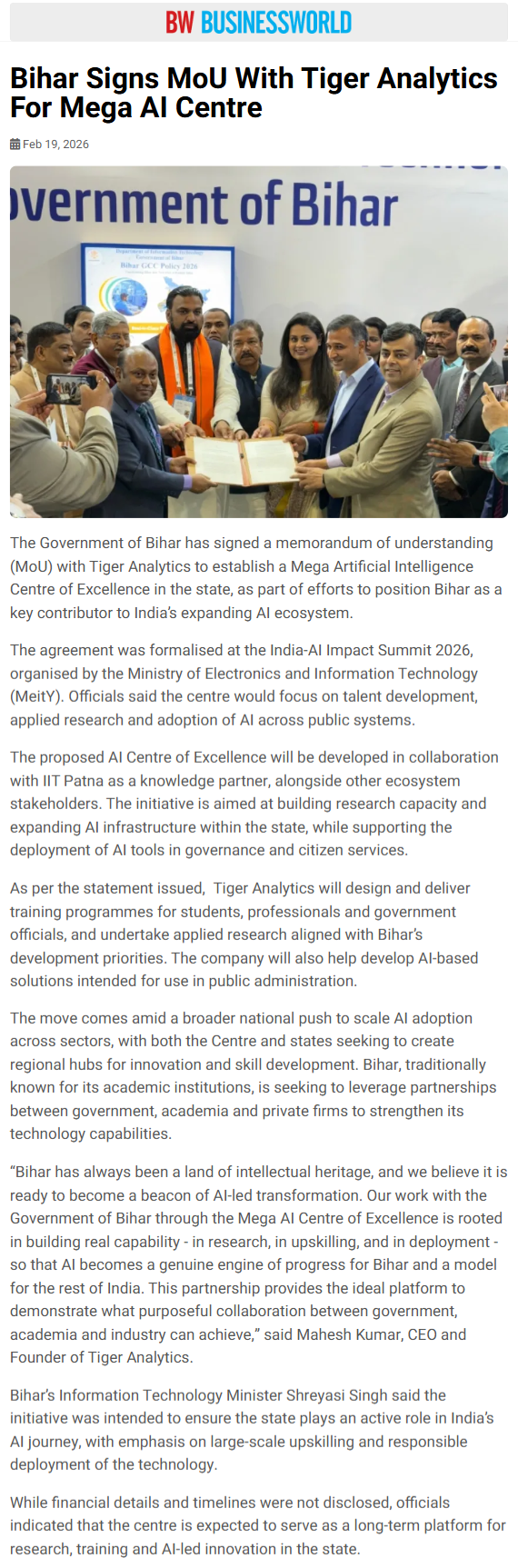 Full News Screenshot