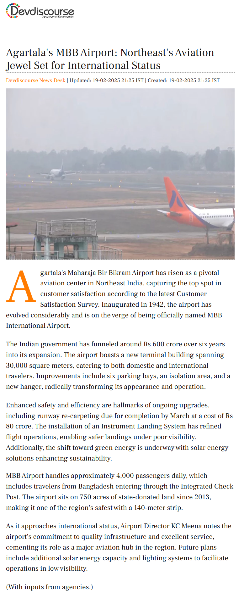 Full News Screenshot