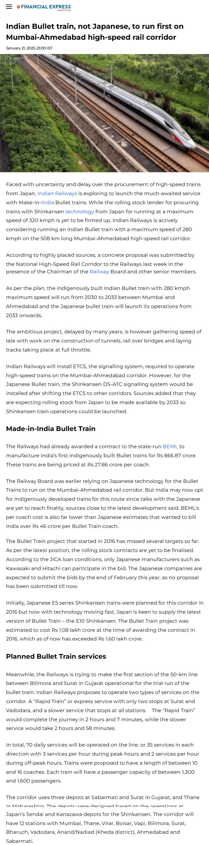 Full News Screenshot