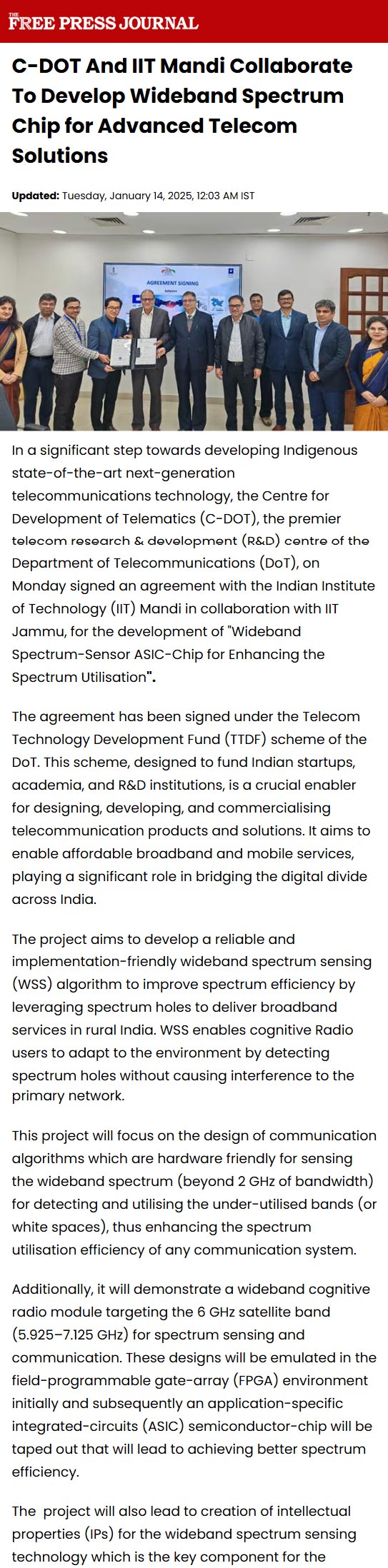 Full News Screenshot