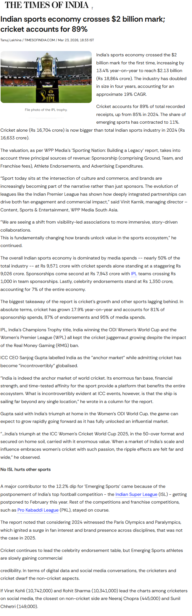 Full News Screenshot