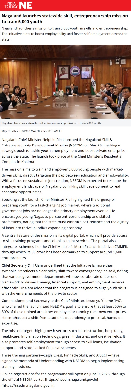 Full News Screenshot