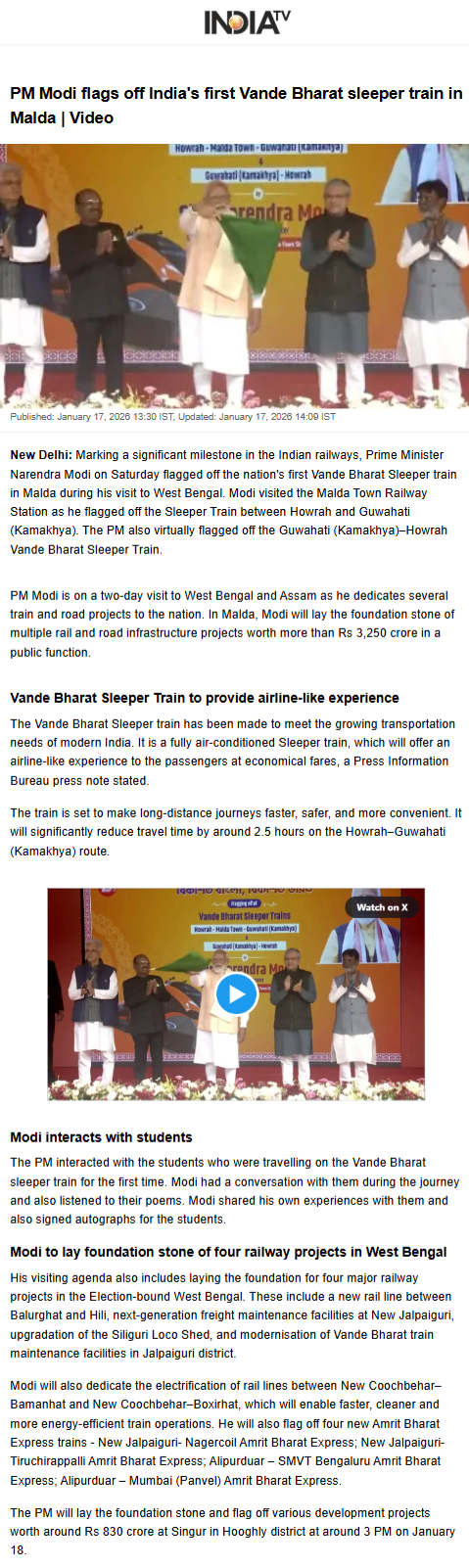 Full News Screenshot