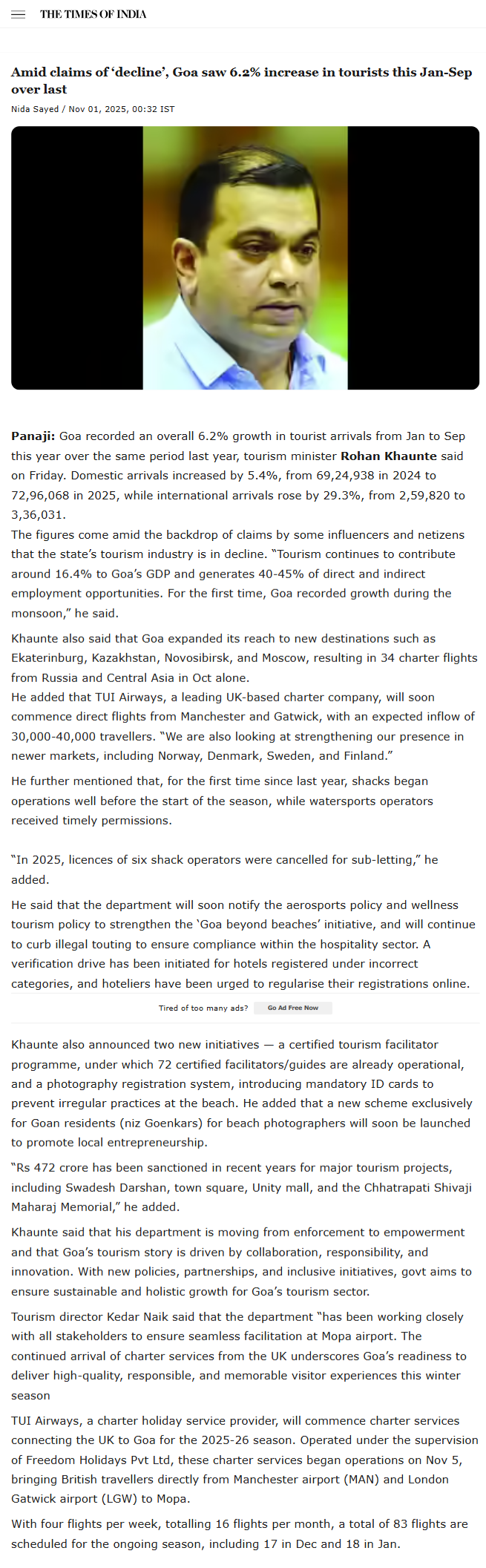 Full News Screenshot